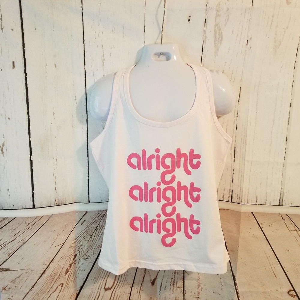 4pc Graphic novelty tank tops